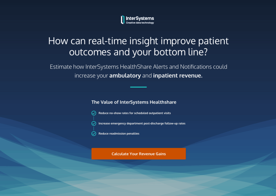 InterSystems ROI Calculator preview