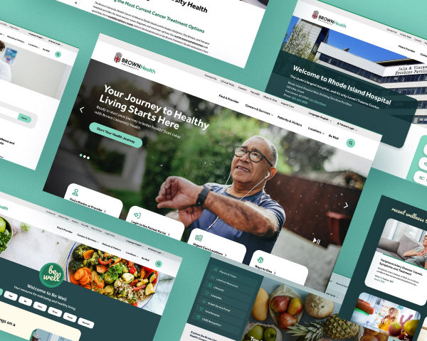 Preview of Brown University rebranded website