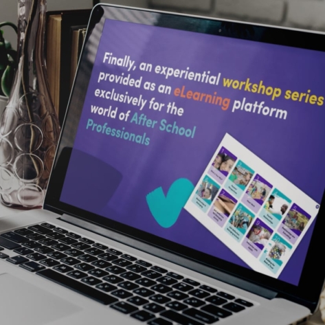 The Flourish Lab preview on a laptop