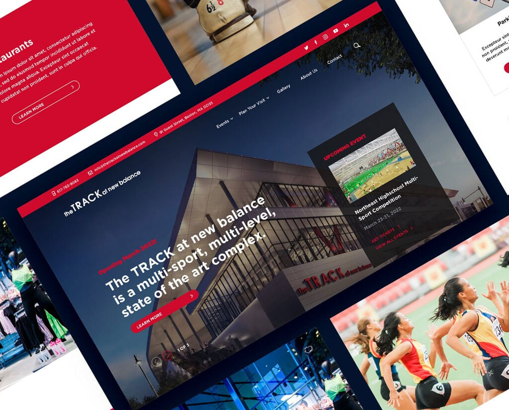 Example of web design project