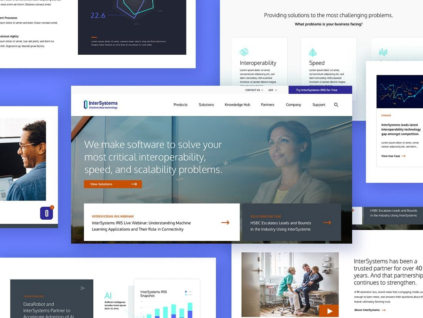 Example of web design project