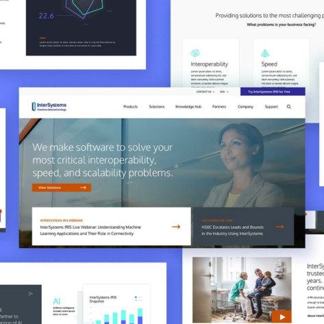 Example of web design project