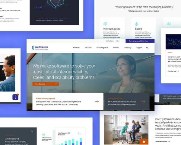 Example of web design project