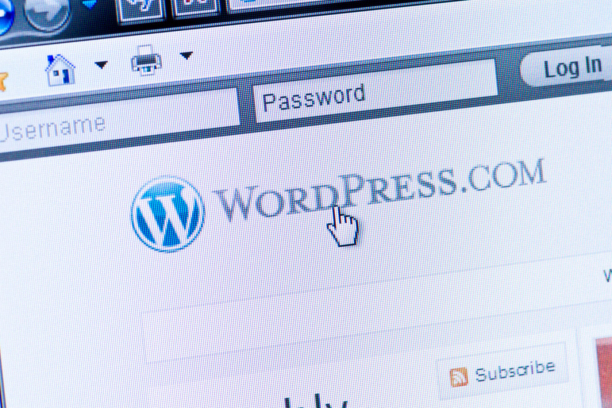 Screenshot of WordPress.com.