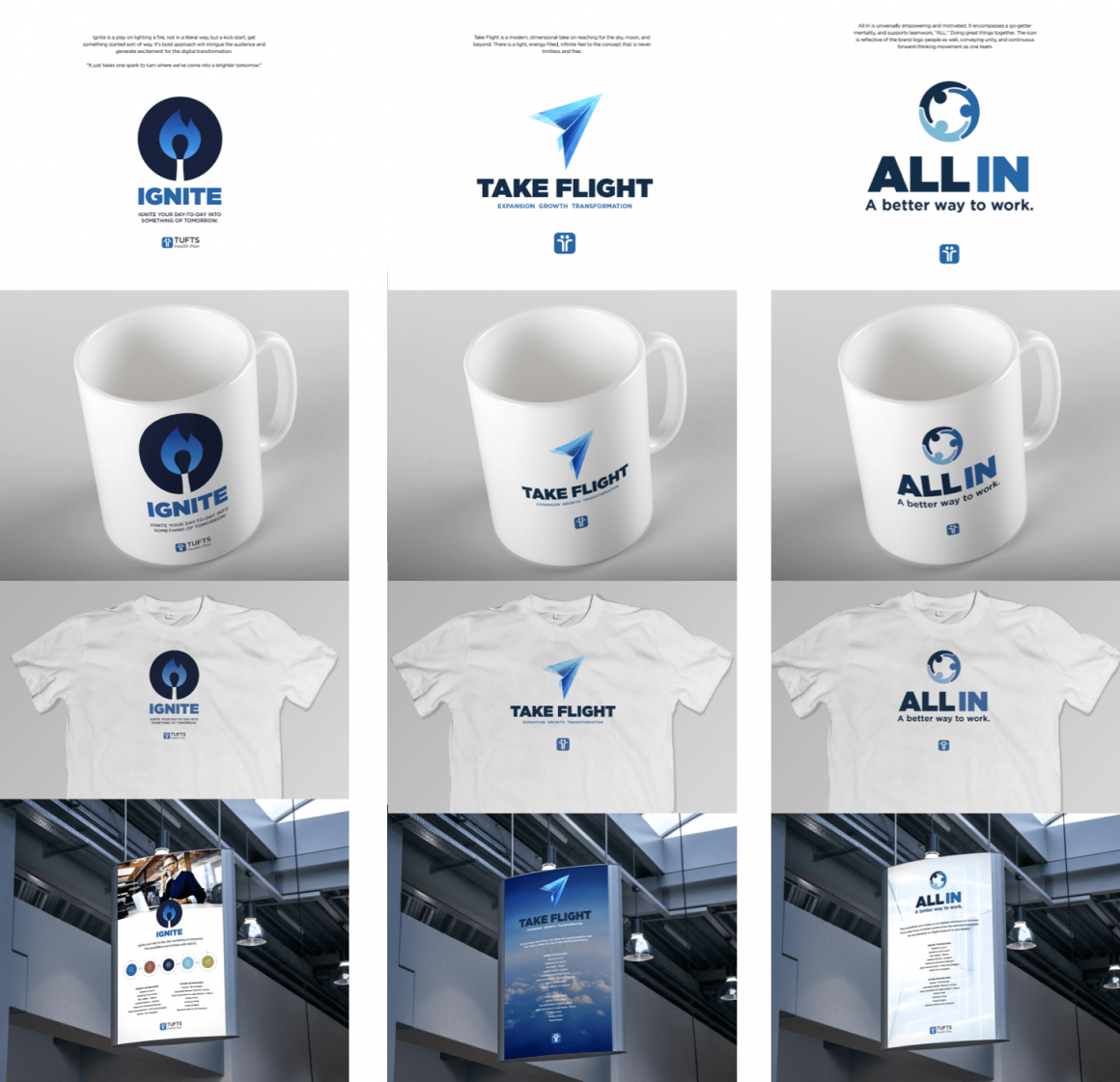 Tufts Health Plan Internal Campaign: ALL IN