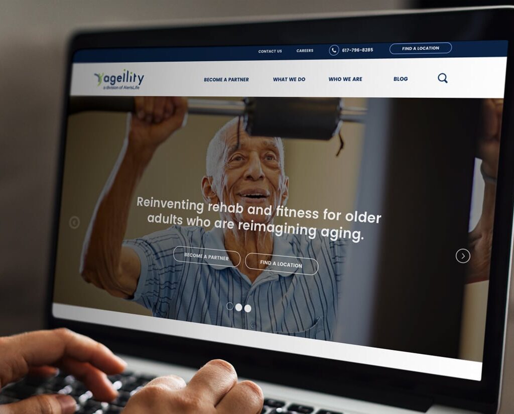 Ageility website redesign project