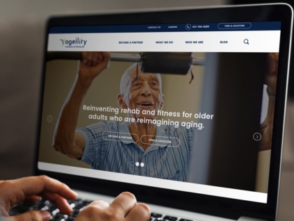 Ageility website redesign project