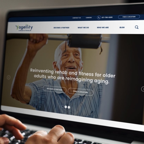 Ageility website redesign project
