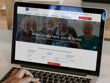 Five Star Senior Living Website Redesign