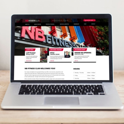 NB Fitness Club Website