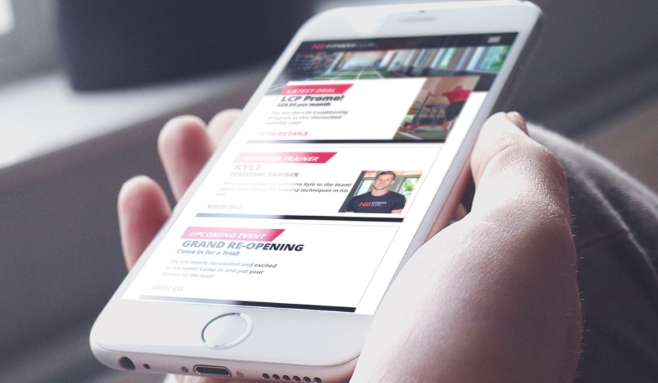 NB Fitness Club Website