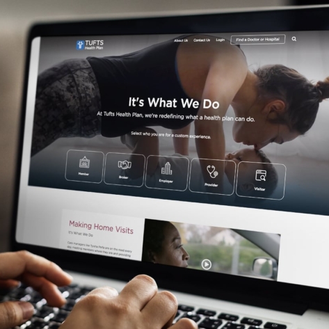 Tufts Health Plan Website Design and Development