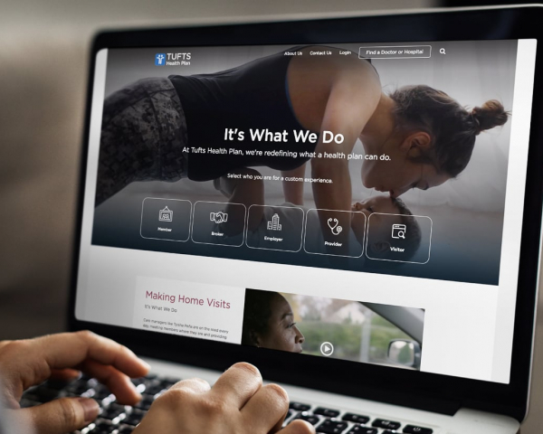 Tufts Health Plan Website Design and Development