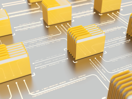 Folders communication with binary code