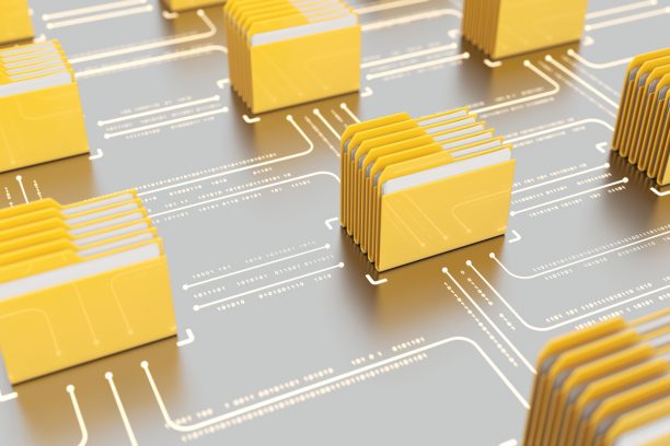 Folders communication with binary code